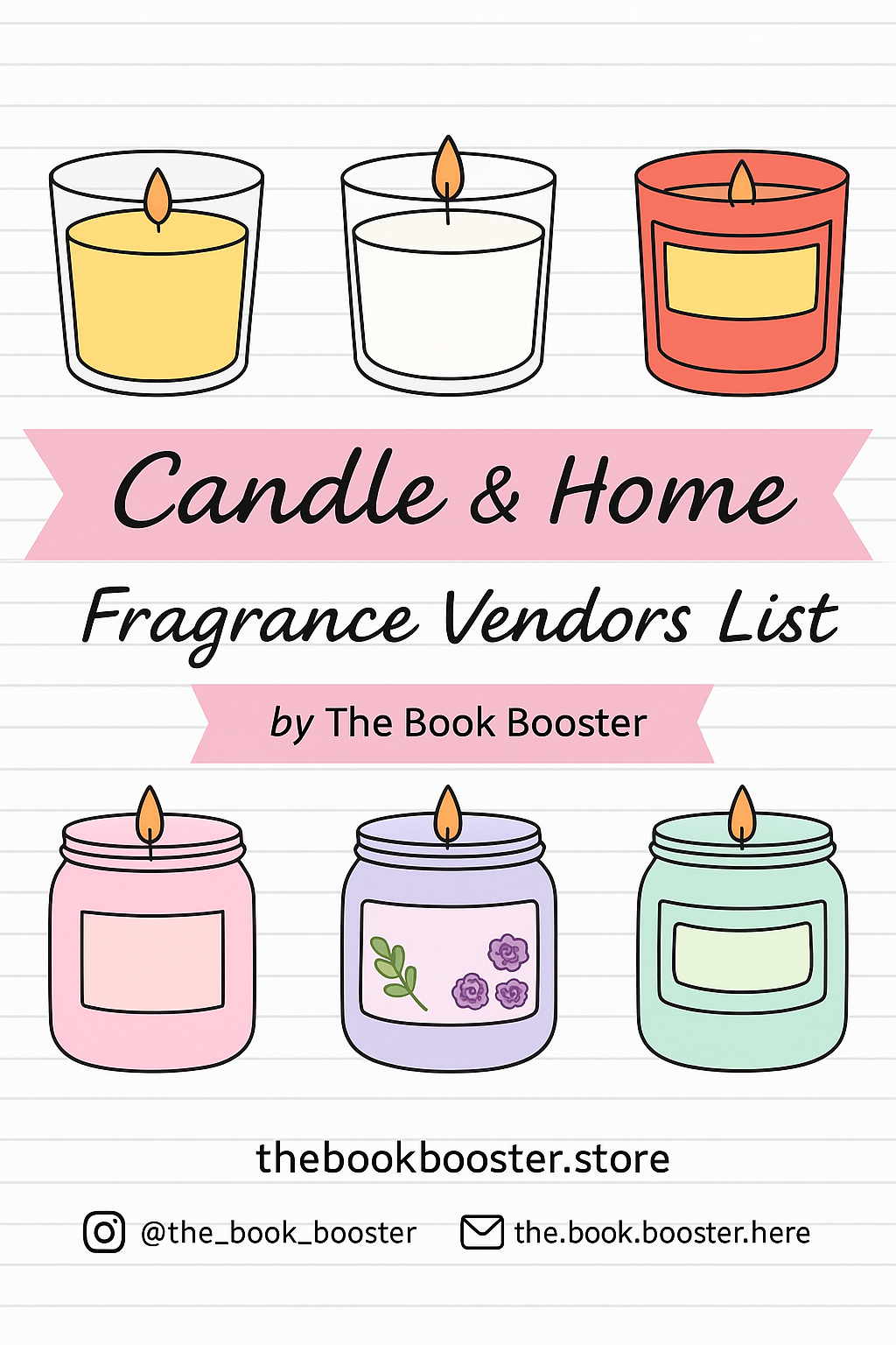 ✨Candle & Home Fragrance Vendors List